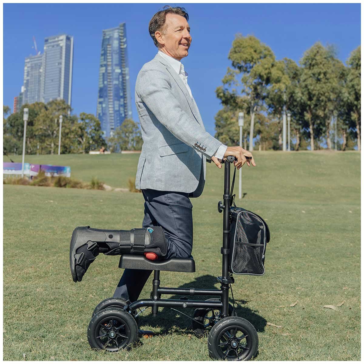 Altus All Terrain Knee Walker Scooter Wheel AL8002KSBK Black 10 Inch