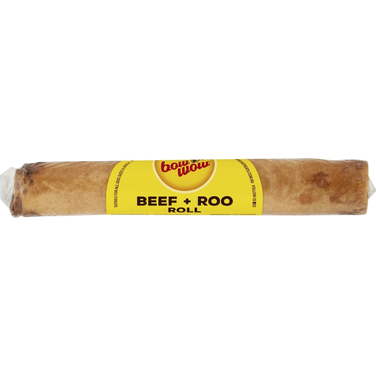 Bow Wow Treat Beef Roo Roll Each