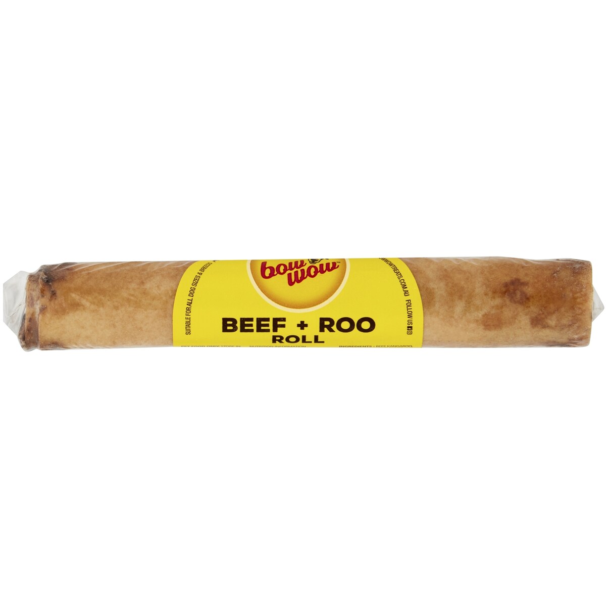Bow Wow Treat Beef Roo Roll Each
