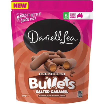 Darrell Lea Salted Caramel Bullets 200g