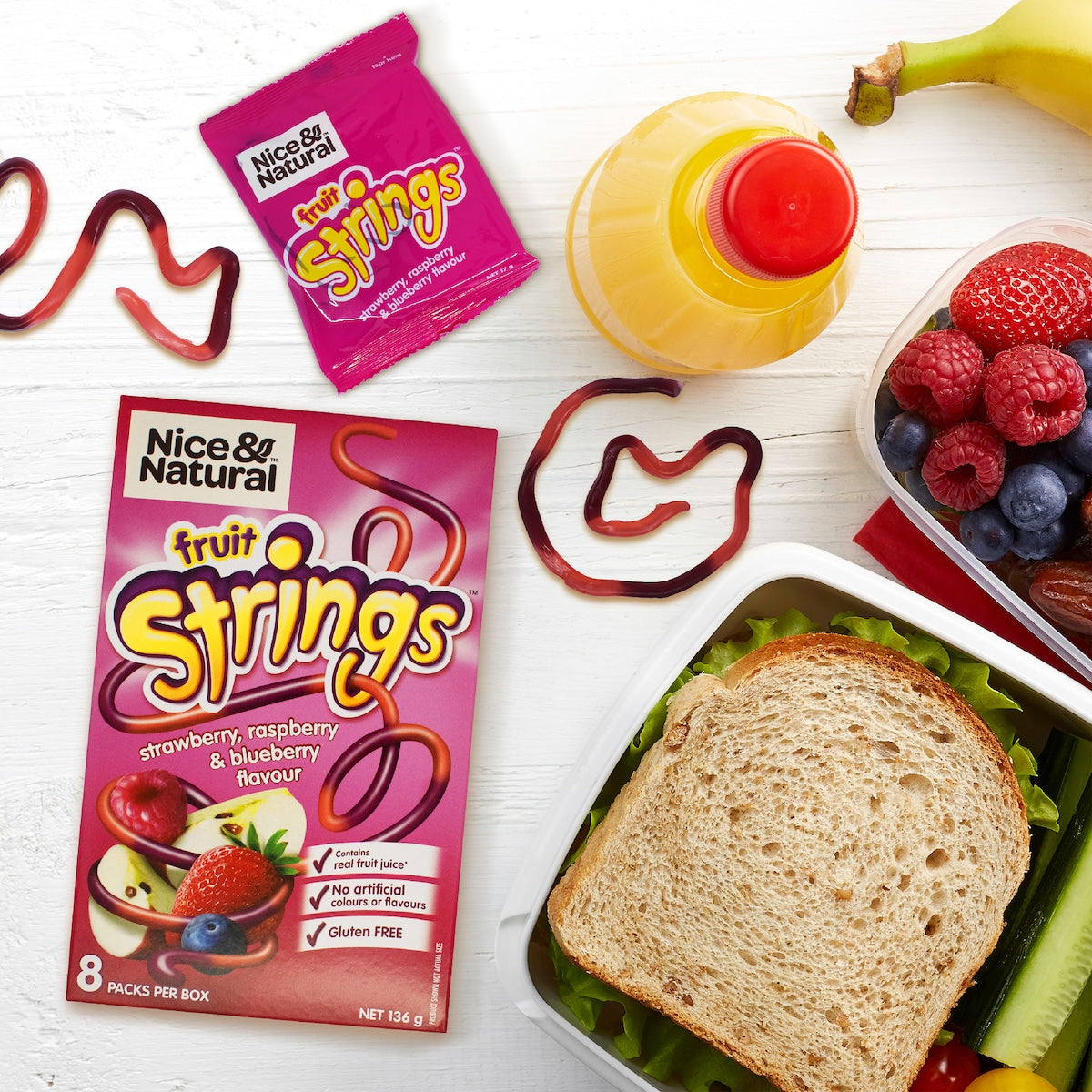Nice & Natural Fruit Strings 8 Pack