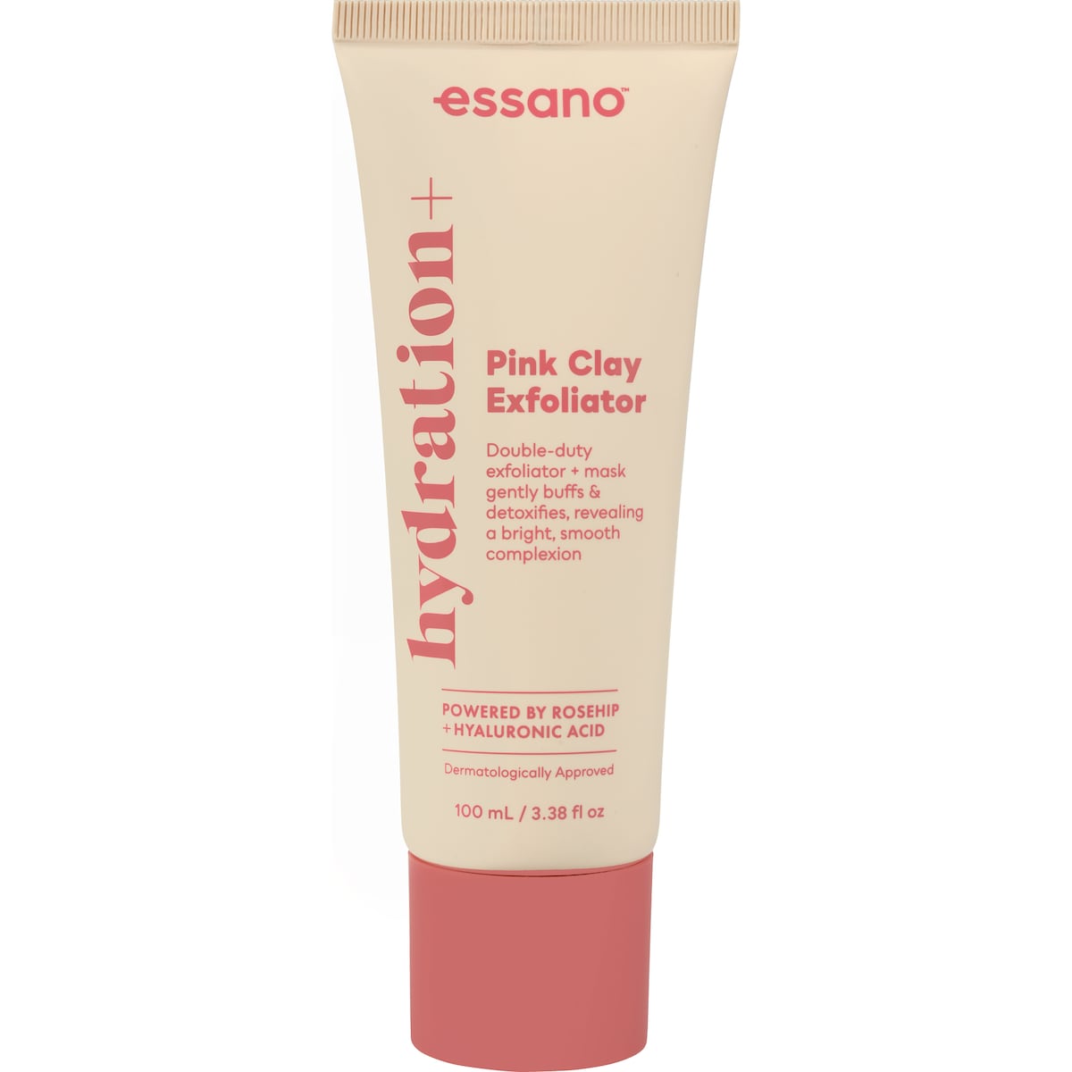 Essano Hydration+ Pink Clay Exfoliator 100ml