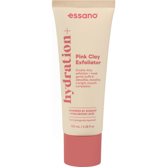 Essano Hydration+ Pink Clay Exfoliator 100ml