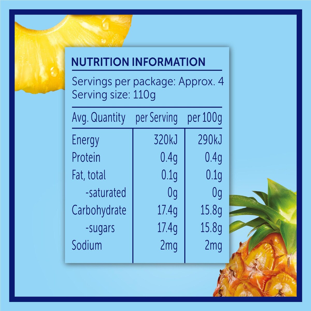 Golden Circle Australian Canned Fruit Tinned Pineapple Slices in Syrup 450g