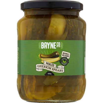 Bryne Co Pickled Gherkin Spears 680g