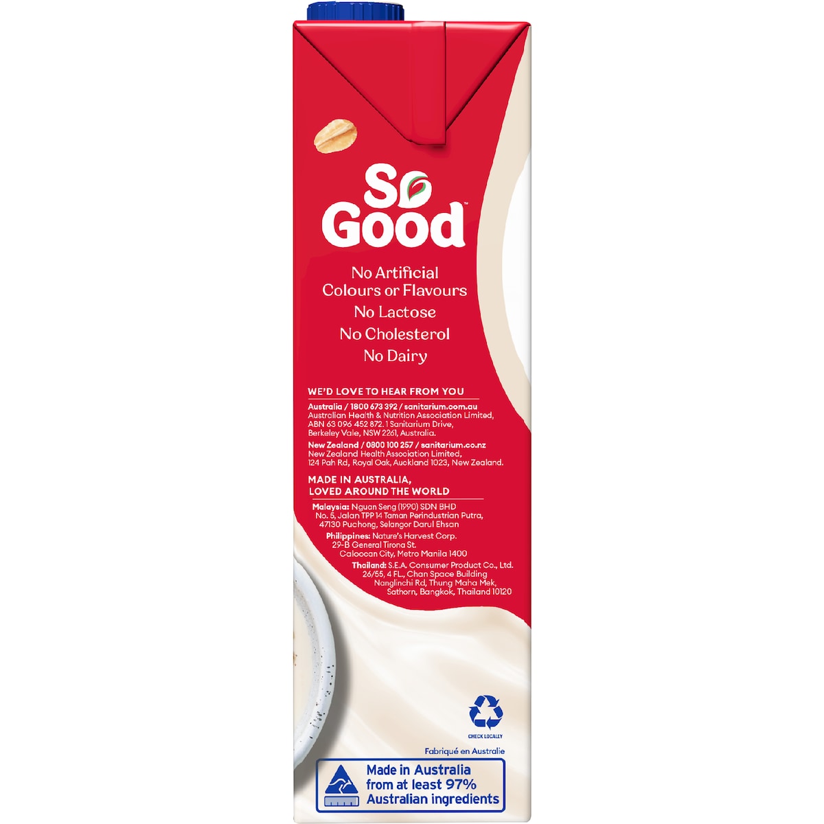 So Good Extra Creamy Oat Long Life Milk Uht 1l