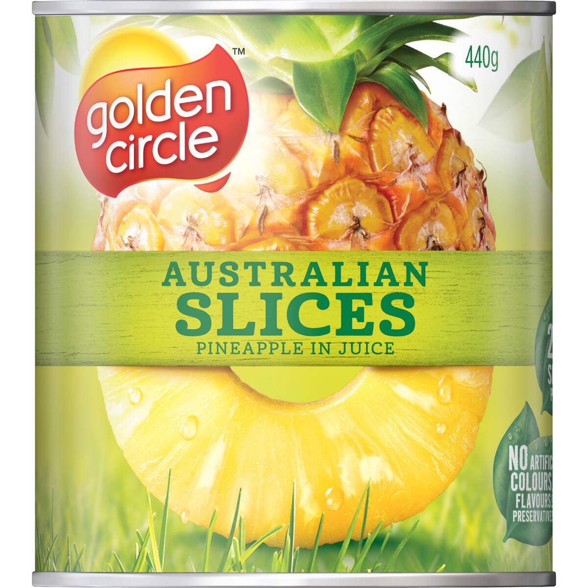 Golden Circle Australian Canned Fruit Tinned Pineapple Slices In Juice 440g