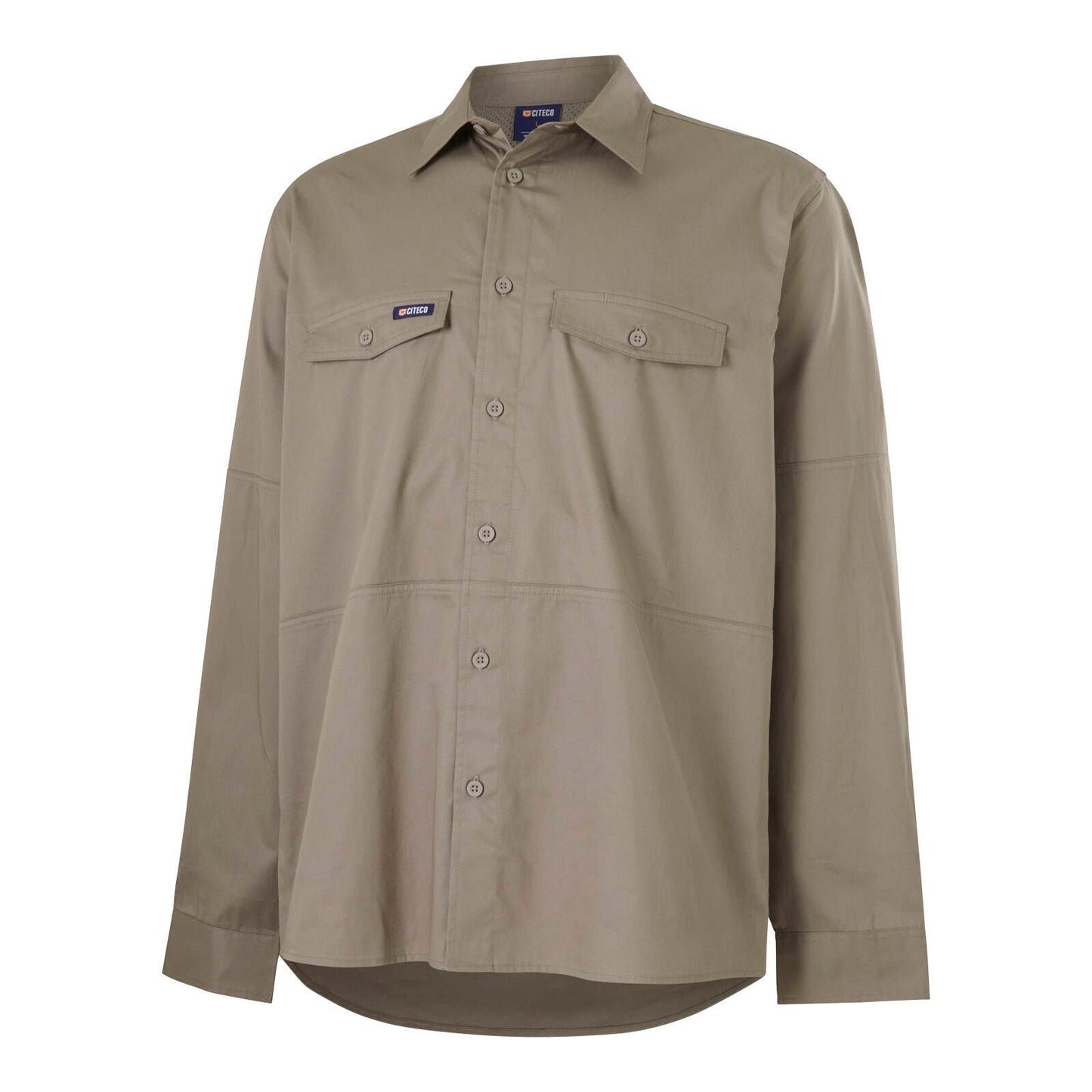 Citeco Long Sleeve Shirt - Size S - Khaki