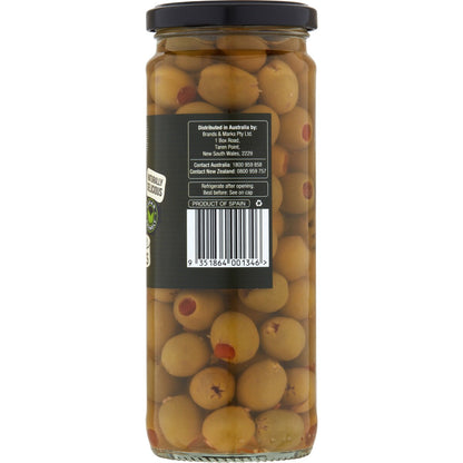 Bryne Co Stuffed Green Olives 450g
