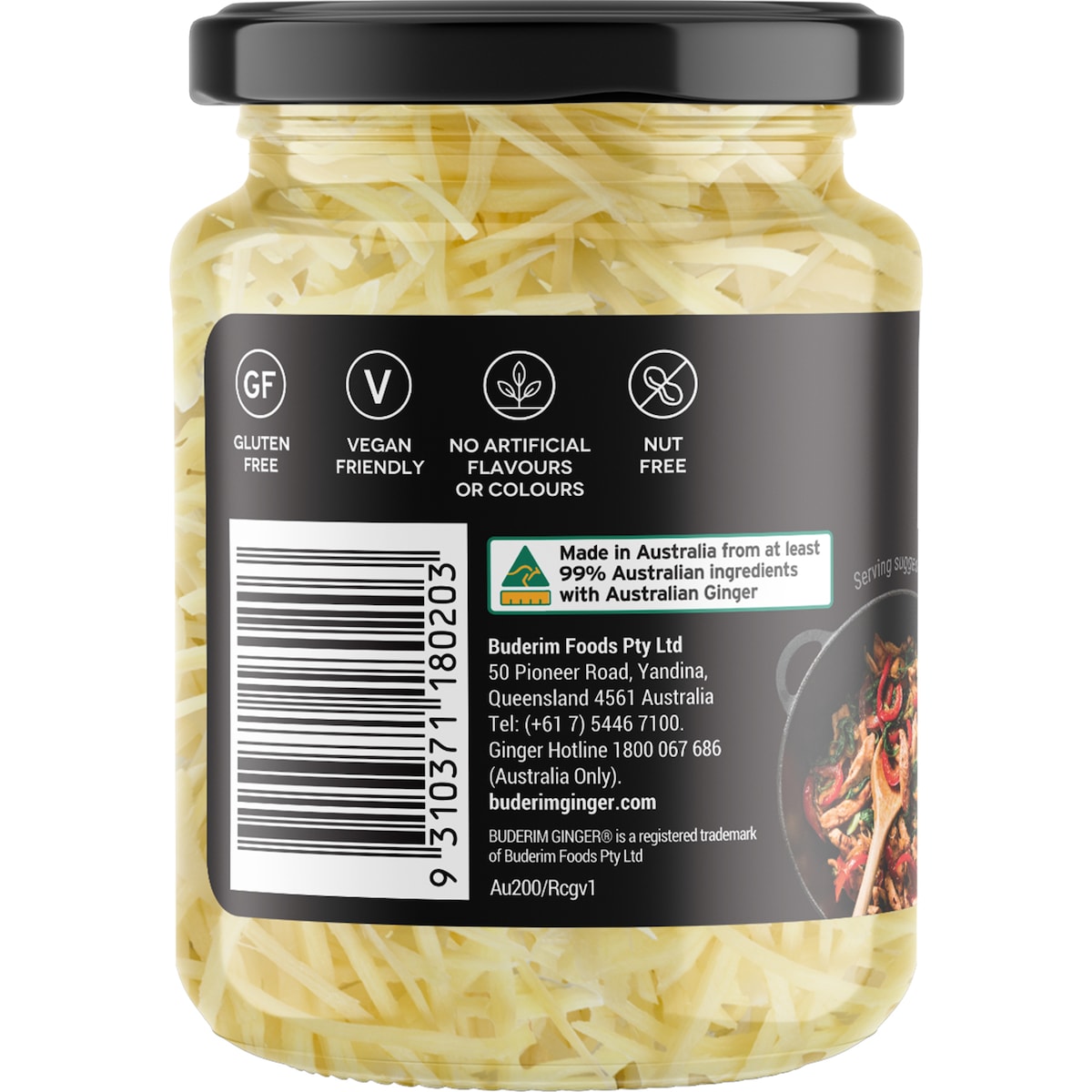 Buderim Ginger Australian Ready Cut 200g