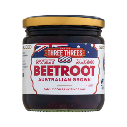 Three Threes Sliced Beetroot - 415g