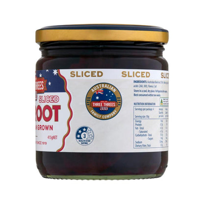 Three Threes Sliced Beetroot - 415g
