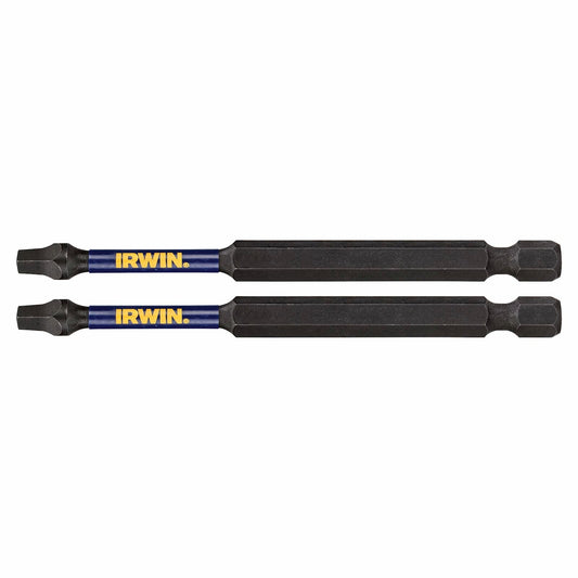 Irwin Impact Pro Performance Bits 89mm SQ2 2 Pack