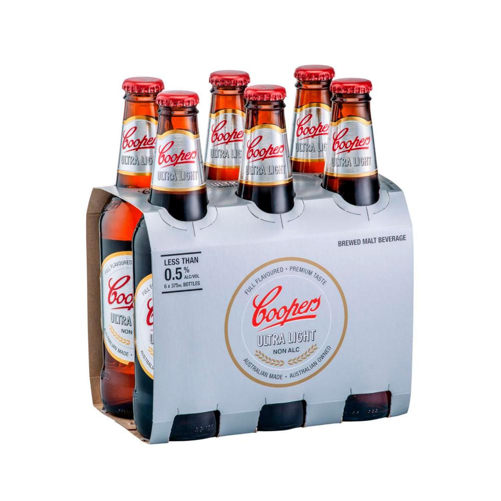 Coopers Ultra Light Bottle 375ml - 6 Pack