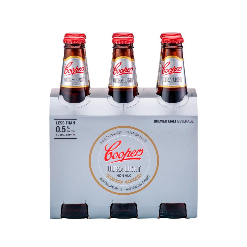 Coopers Ultra Light Bottle 375ml - 6 Pack