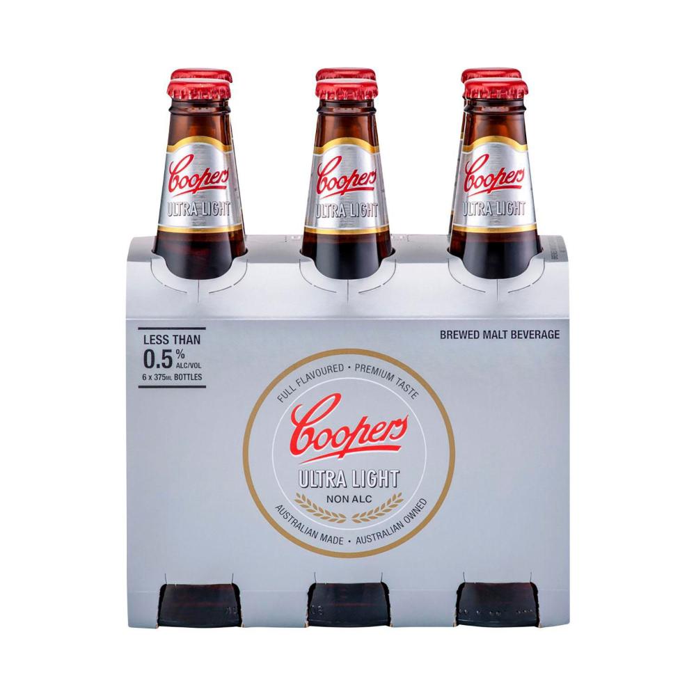 Coopers Ultra Light Bottle 375ml - 6 Pack