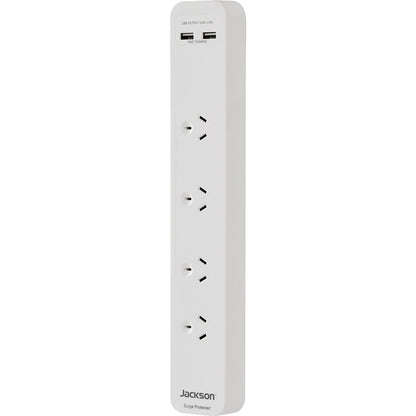 Jackson Protected Powerboard With 2X USB Charging Outlets each