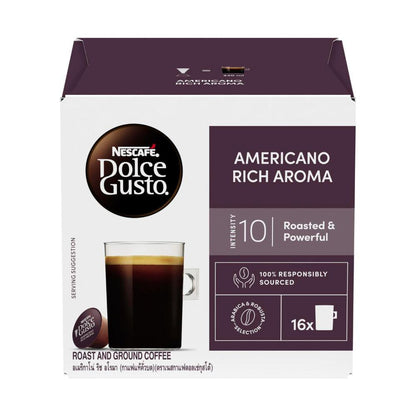 Nescafe Dolce Gusto Americano Rich Aroma Coffee Capsules - 16 Pack
