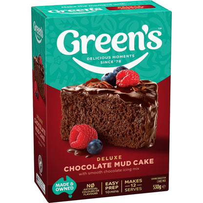 Greens Cake Mix Chocolate Mud 530g