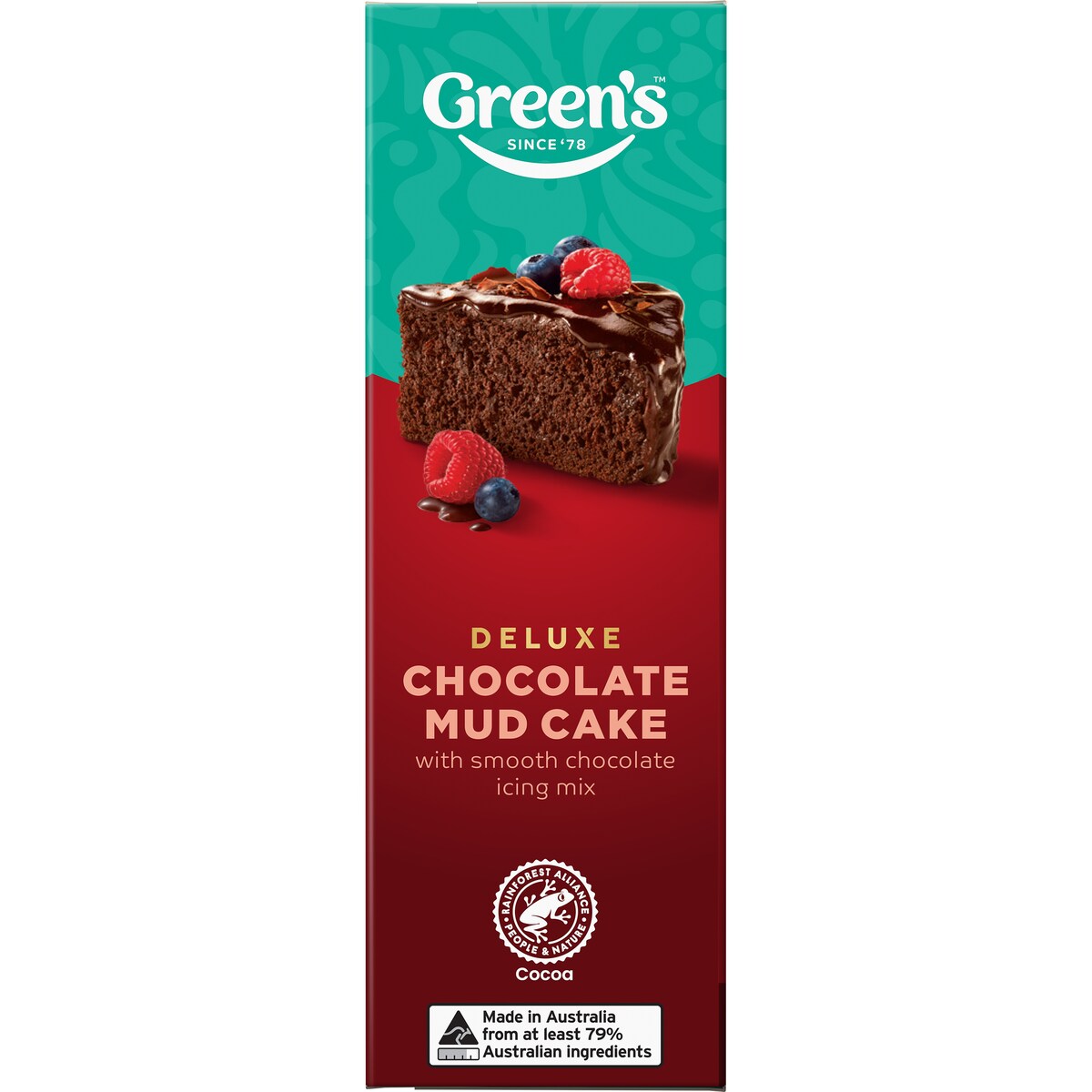 Green's Cake Mix Chocolate Mud 530g
