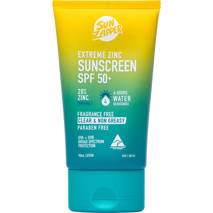 Sun Zapper Extreme Zinc Sunscreen Spf 50+ 90ml