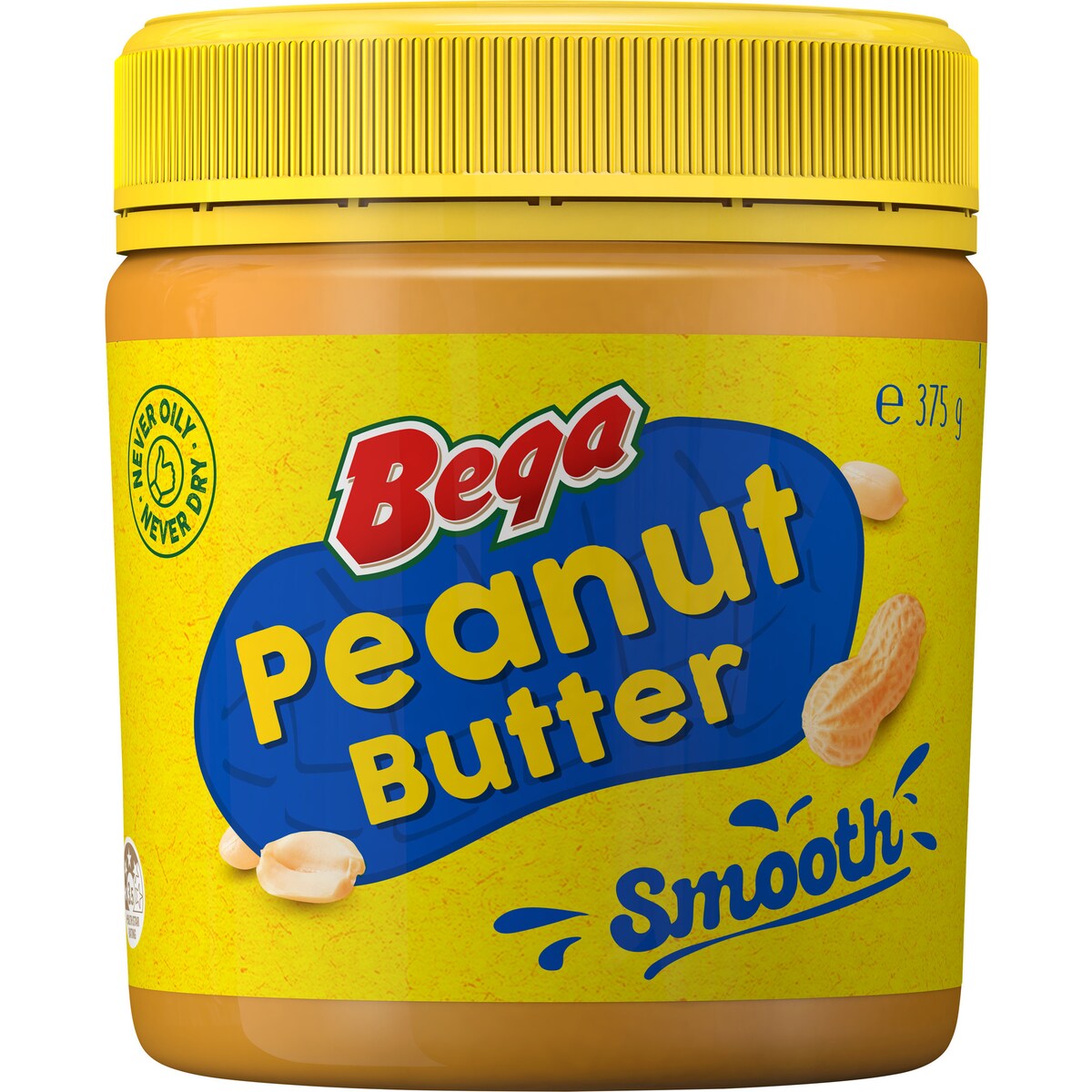 Bega Peanut Butter Smooth 375g