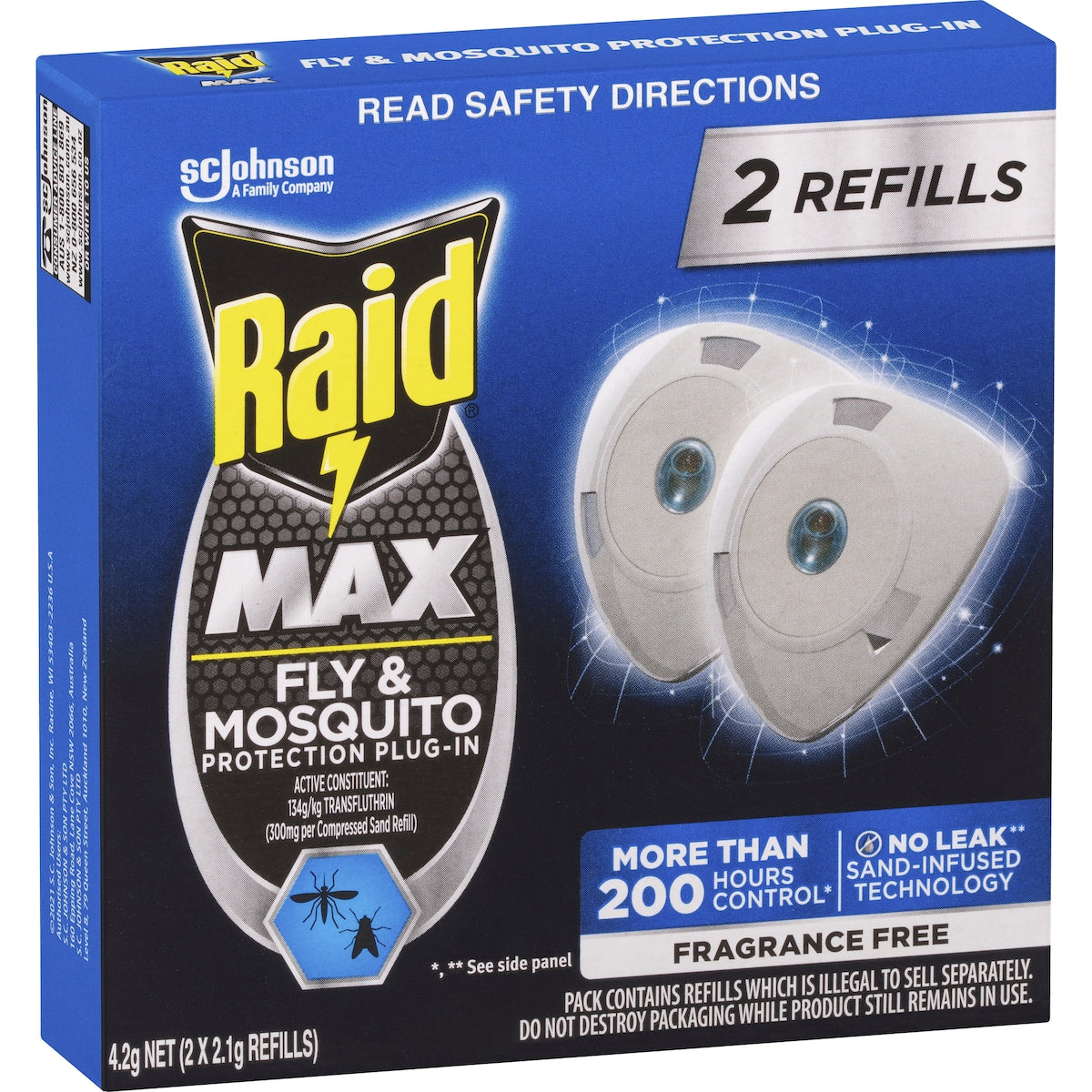 Raid Max Pest Plug In Fly & Mosquito Repellent Protection 4.2g