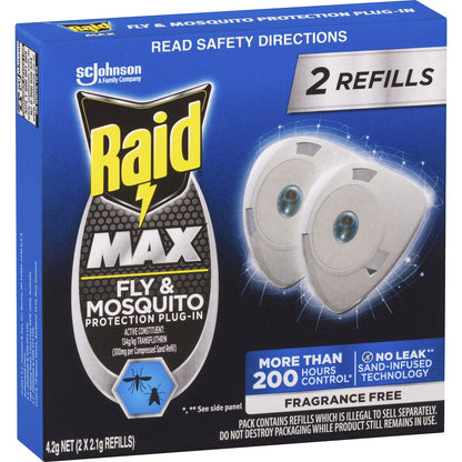 Raid Max Pest Plug In Fly & Mosquito Repellent Protection 4.2g