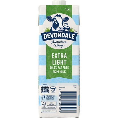 Devondale Skim Milk Long Life Uht Milk 1l
