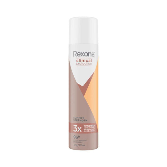 Rexona Women Deodorant 96hr Clinical Aerosol Summer Strength - 180mL