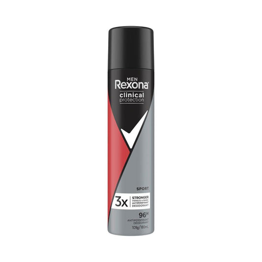 Rexona Men Deodorant 96hr Clinical Aerosol Sport - 180mL
