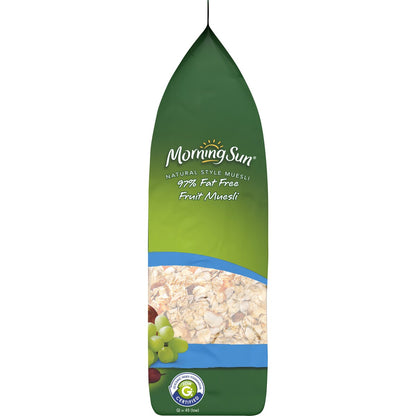Morning Sun Naturual Style Muesli 97% Fat Free Breakfast Cereal 650g
