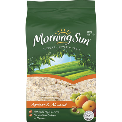 Morning Sun Apricot & Almond Breakfast Cereal 650g