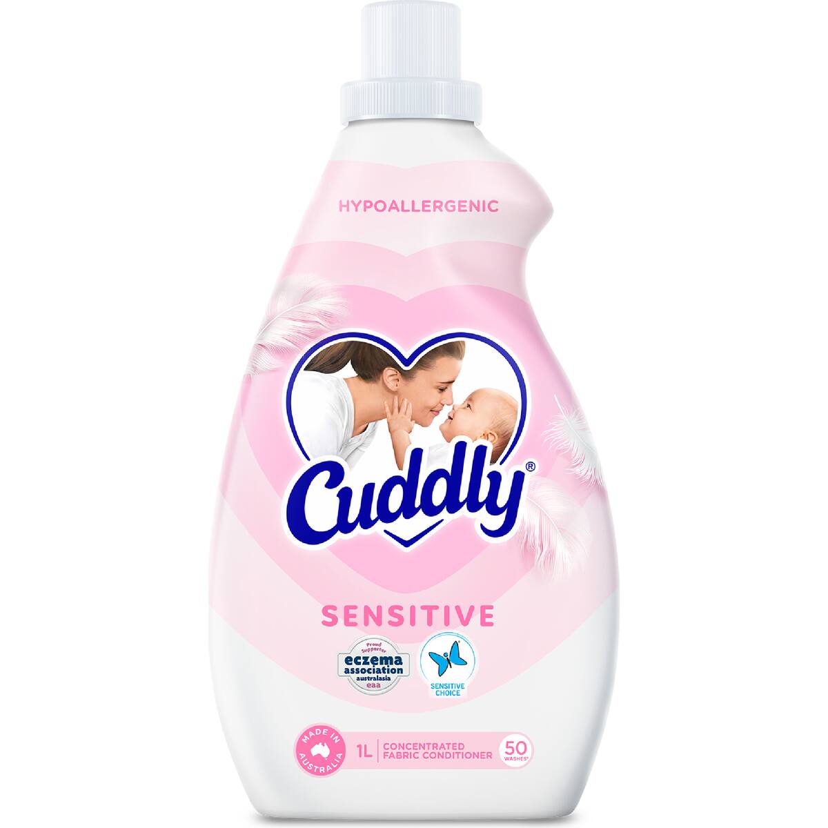 Cuddly Ultra Fabric Softener Sensitive 1l
