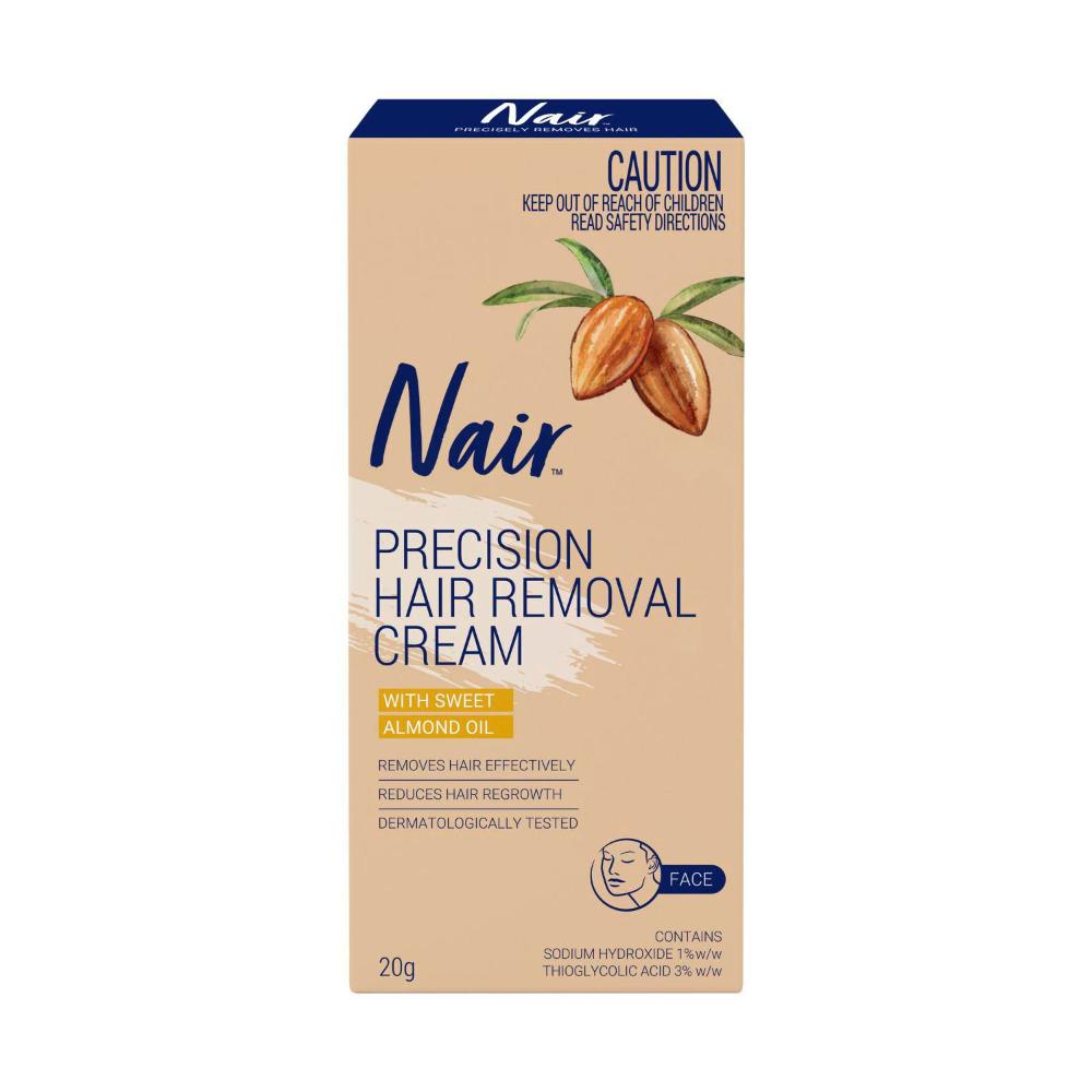 Nair Sensitive Facial Hair Removal Cream - 20g
