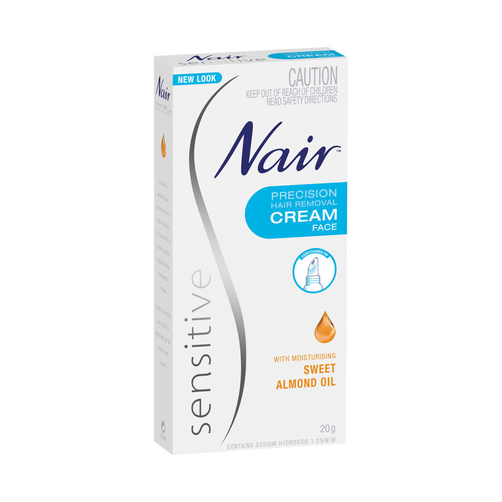 Nair Sensitive Facial Hair Removal Cream - 20g