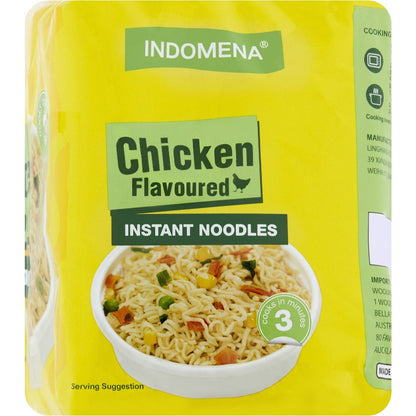 Indomena Instant Noodles Chicken Flavoured 425g 5 Pack