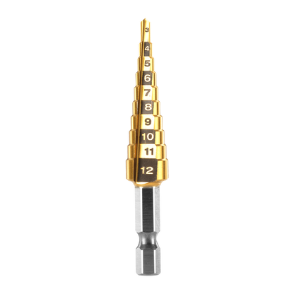 Ryobi Step Drill Bit Set - 5 Step & 10 Step - 3 Piece