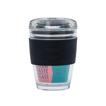 Smash Blue Glass Coffee Cup 340ml - 1 each