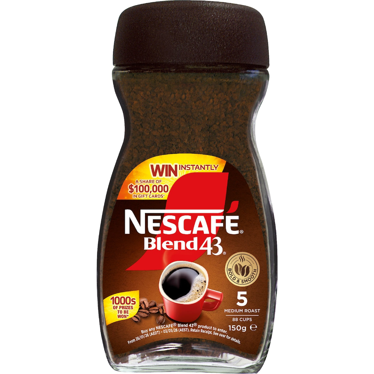 Nescafe Blend 43 Instant Coffee Jar 150g