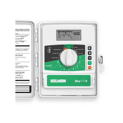 Holman Ezyone Irrigation Controller - 8 Station - 46 x 248 x 185mm - Grey