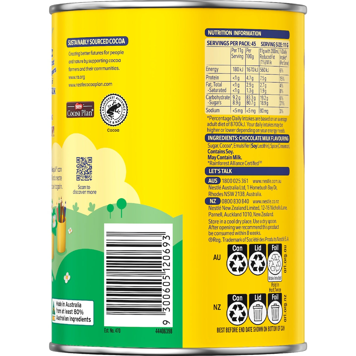 Nesquik Chocolate Flavoured Milk Drink 500g