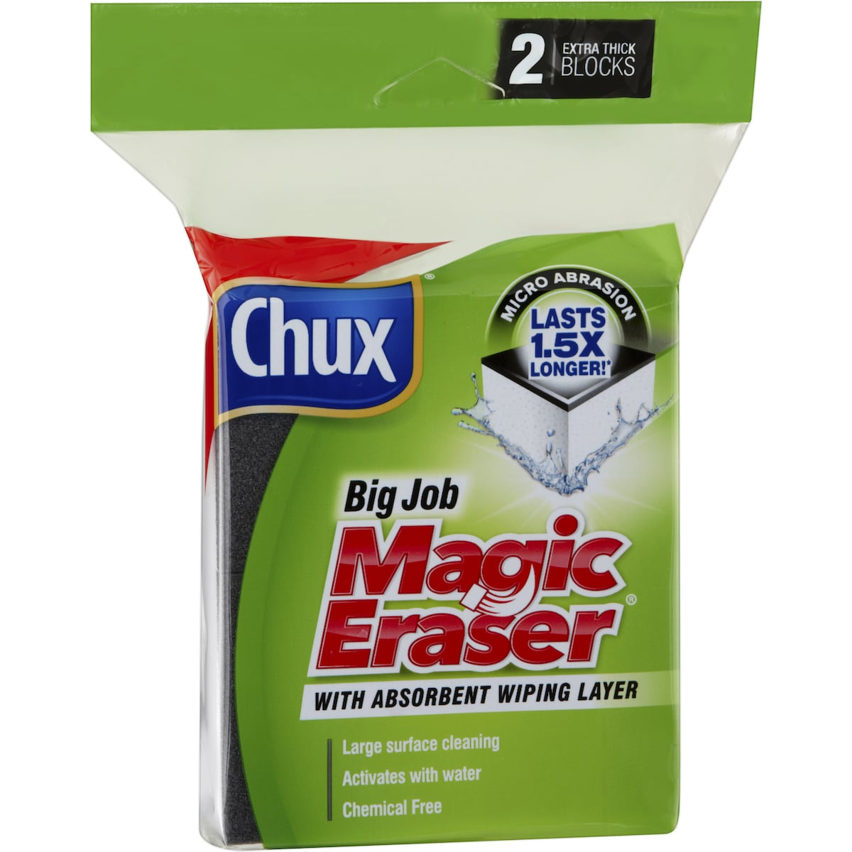 Chux Magic Eraser Big Job Extra Thick 2 pack