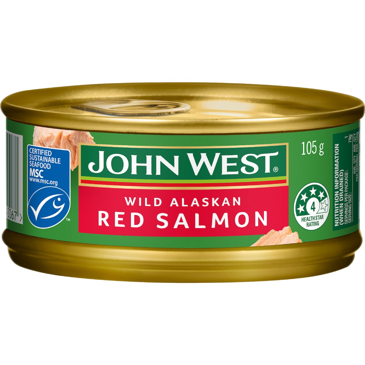 John West Wild Alaskan Red Salmon 105g