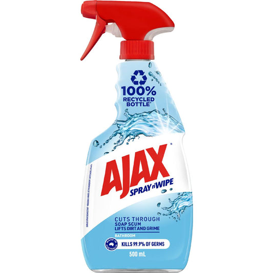Ajax Spray & Wipe Bathroom Cleaner Trigger 500ml