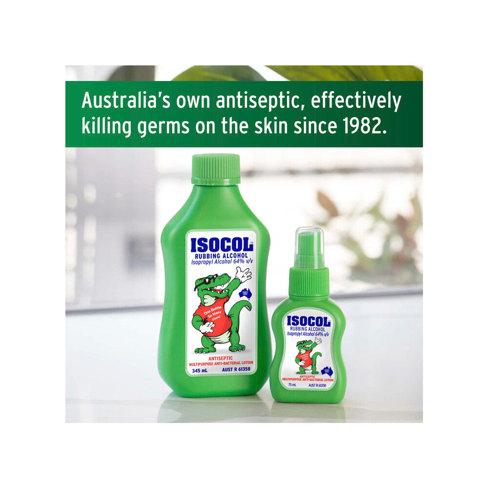 Isocol Antiseptic Rubbing Alcohol - 345mL