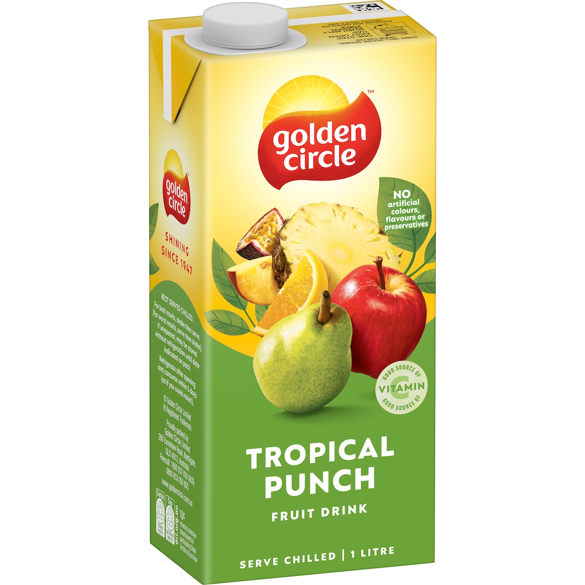 Golden Circle Drinks Tropical Punch Fruit Drink 1L