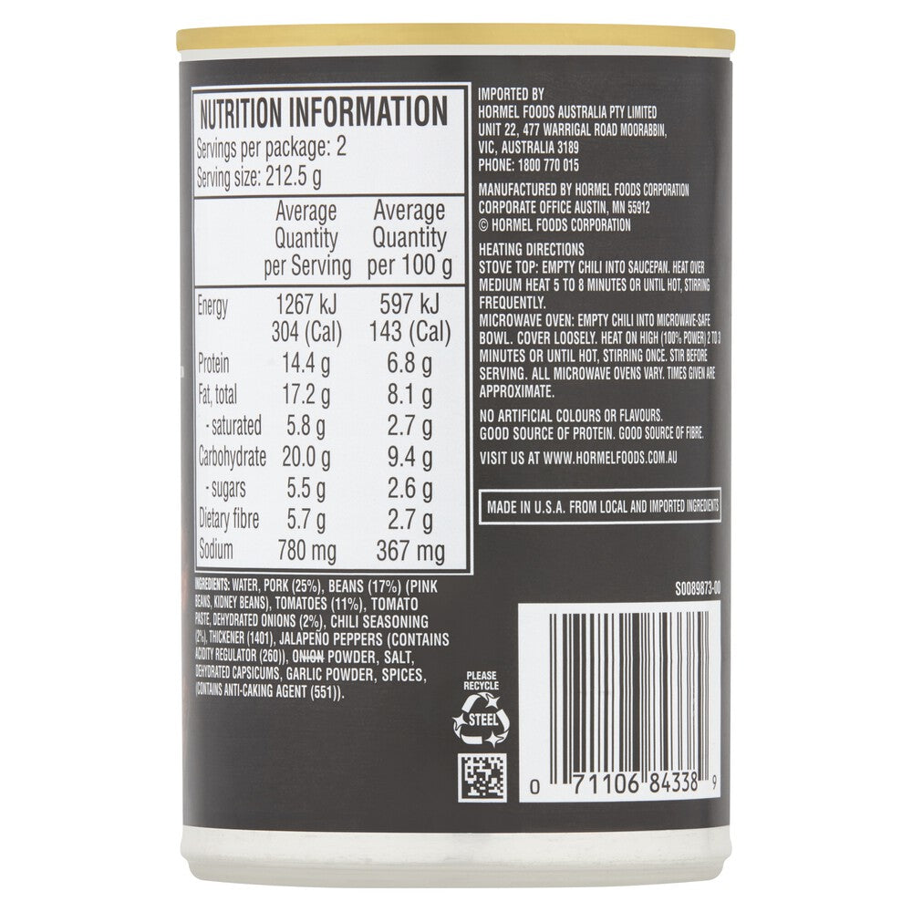 Stagg Chili assic Pork Chilli With Beans - 425g