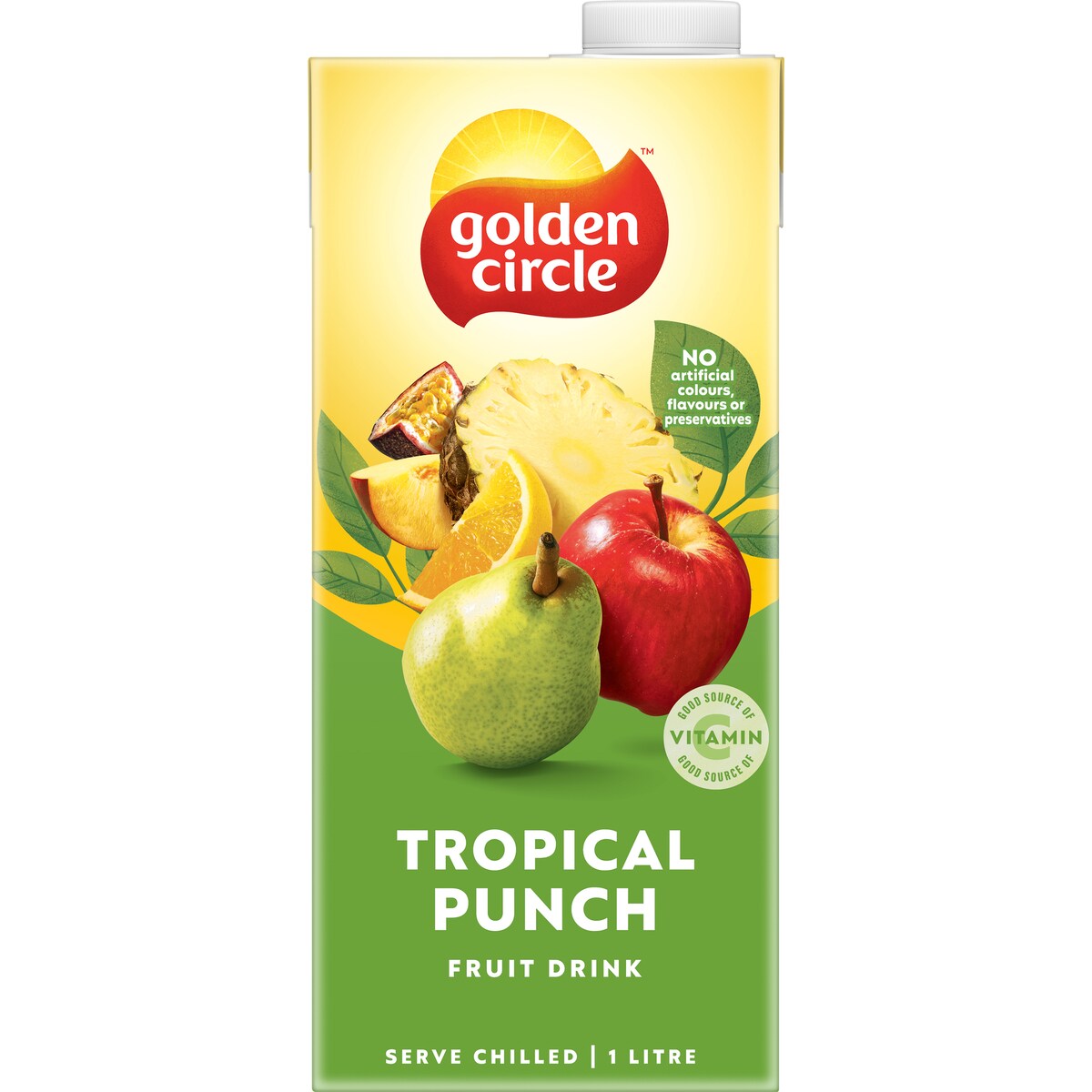 Golden Circle Drinks Tropical Punch Fruit Drink 1L