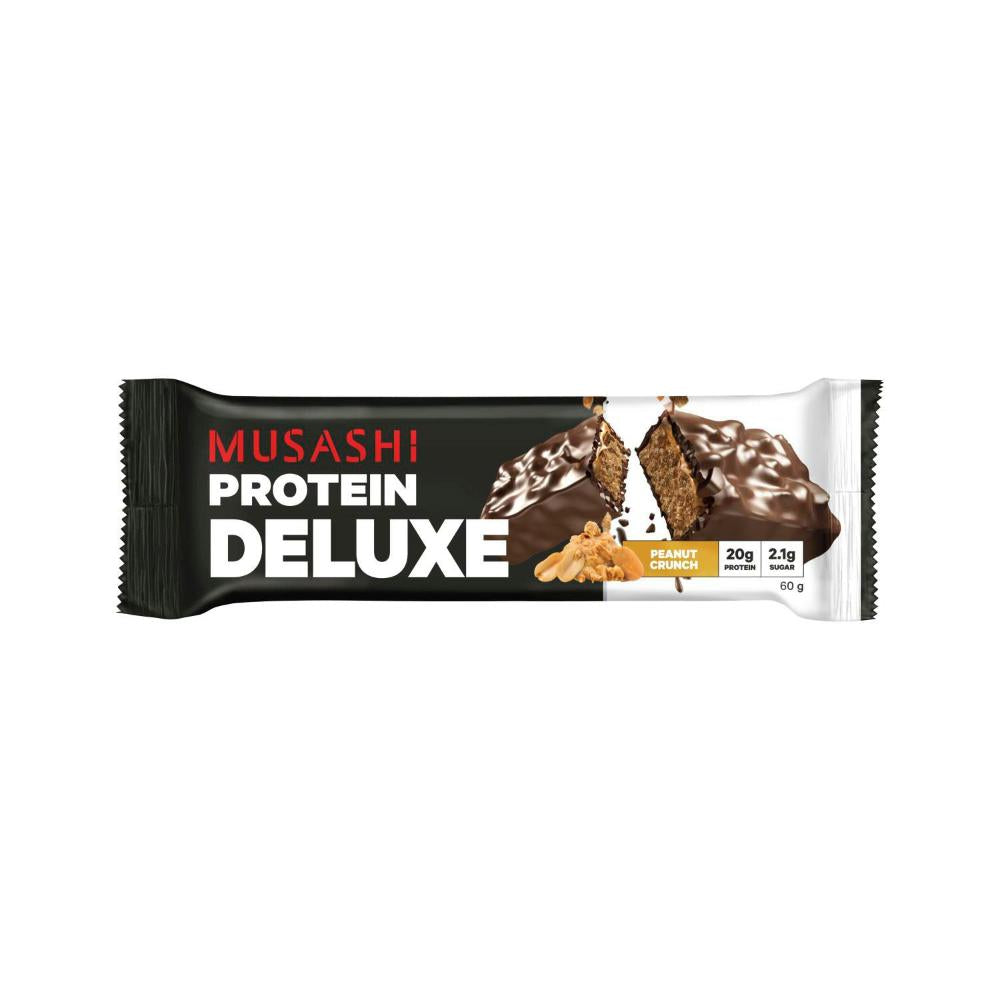 Musashi Deluxe Protein Bar Peanut Crunch - 60g